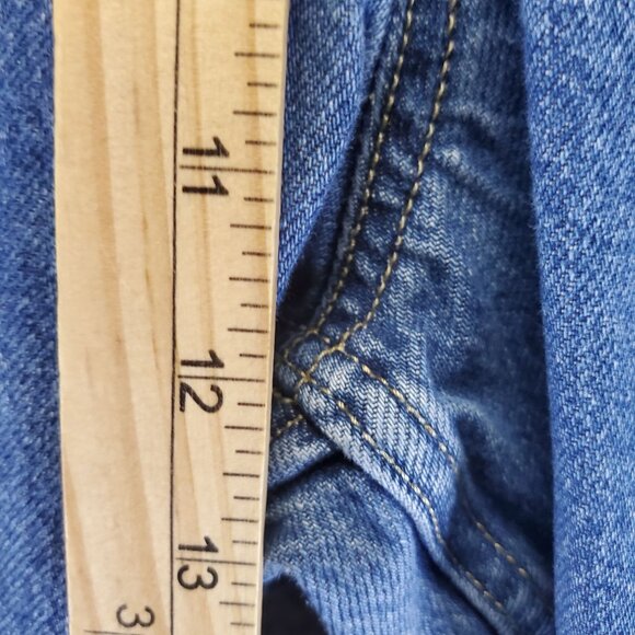 Lands End Jeans Womens Size 18W Blue Vintage Classic Fit Cotton Denim *Read* - Picture 8 of 13